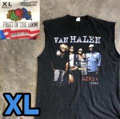 10T5527 FRUITOFTHELOOM VAN HALEN USA製　古着