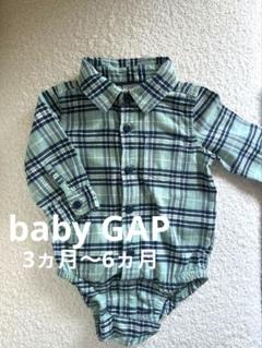 baby GAP チェック柄ロンパース 3-6ヶ月