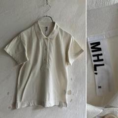 美品 MHL. ポロシャツ ホワイト マーガレットハウエルのサムネイル