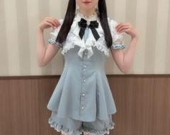 ラッフルレースボレロセットアップ水色