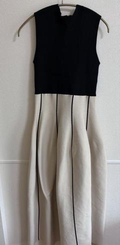 美品⭐︎マイストラーダ フレア ニット ワンピース ロングワンピース　38