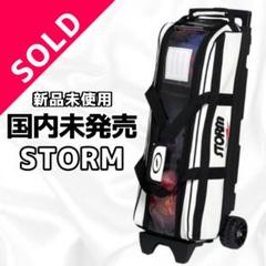 ストーム社 ３ボールバッグ・黒チェック柄/金 ＋ オマケのバッグ ◎中古良品◎ Amazon.co.jp: Storm 3ボールローリングサンダーチェック