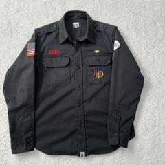 APE apeエイプ　ミリタリーシャツ　ジャケット 楽天市場】ミリタリーシャツ（ブランドア ベイシング エイプ