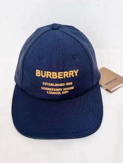 新品 タグ付き Burberry バーバリー CAP 帽子ネイビー S