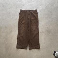 90s J CREW 太畝 ワイド コーデュロイパンツ 35 ブラウン