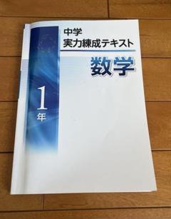 中学 実力練成テキスト 数学 1年