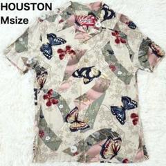 【美品】HOUSTON JAPAN ヒューストン レーヨン パピヨン柄 和柄のサムネイル
