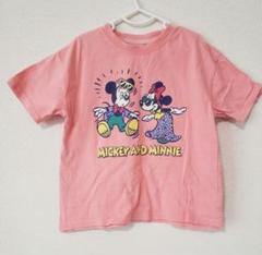 しまむら☆リトシー　ディズニー　ミッキー&ミニー半袖Tシャツ　100サイズ