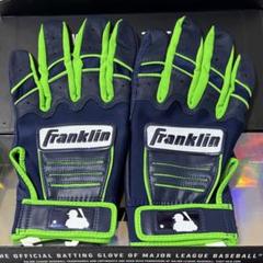 Franklin CFX Pro ネイビー ネオングリーン Mサイズ バッテ
