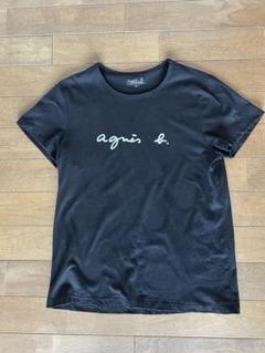 新品agnis b. ブラック Tシャツ サイズ3 agnesb-apa005.jpg