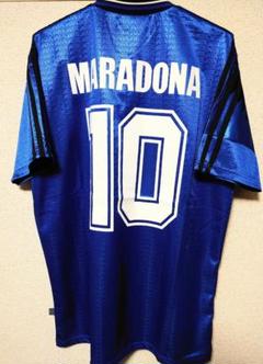 超希少　M L サッカー　ユニフォーム　マラドーナ　アルゼンチン代表　神の子 超希少M L サッカーユニフォームマラドーナアルゼンチン代表神の子