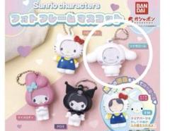 サンリオキャラクターズ フォトフレームマスコット フィギュア　【全4種セット】⑥ サンリオキャラクターズ フォトフレームマスコット フィギュア