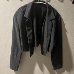 ZARA 短丈　フード付き黒クロップドジャケット ZARA 短丈 フード付き黒クロップドジャケット - メルカリ