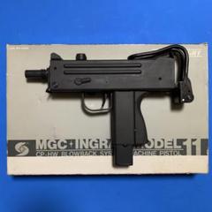 ★MGC イングラム M11 モデルガン★中古品 MGC] イングラムM11 MG-BLK フルセット ABS 発火モデルガン