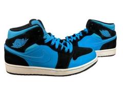 ●中古 NIKE AIR JORDAN 1 MID パウダーブルー 28.0