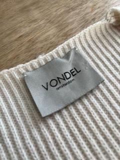 本日タイムSALE✨VONDEL（フォンデル）鍵編みポロニット
