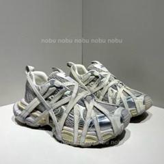 ダッドシューズ　y2k opium ゴシック　ロック グレーのサムネイル