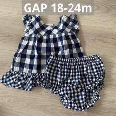 GAP ベビーギャップ セットアップ ギンガムチェック - メルカリ