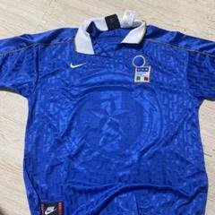 超美品　90's NIKE サッカー イタリア代表　ナイロンジャケット　L Vintage 90's Nike Italy Football Jacket Soccer Track Top