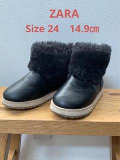 ZARA kids ファーブーツ　ベージュ24.5㎝ ZARA kids ファーブーツ ベージュ24.5㎝ ZARA KIDS（ブーツ）の