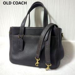 【COACH】美品 オールドコーチ 2way ショルダーバッグ グラブタンレザー