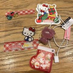 【キティ 】サンリオ25th スワン箱入 天使のキティ　グラス×4★メルカリ便★ キティ 】サンリオ25th スワン箱入 天使のキティ グラス×4