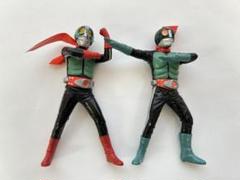 ジャンク品　レトロ　当時物　仮面ライダー ぬいぐるみ 5体セット Amazon.co.jp: 仮面 ライダー ソフビ 38体 セット 中古 ジャンク