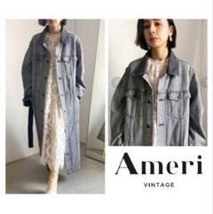【美品】Ameri ダブルブレスト　マーメード　ロングコート　キャメル Max Mara - 美品 マックスマーラ Max Mara コート ロングコート