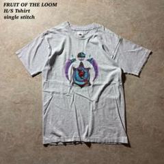 FRUIT OF THE LOOMプリントTシングルステッチ古着カナダ製CBOY