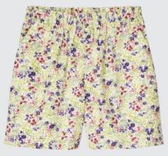 新品・未使用・タグ付き UNIQLO GIRLS イージーショートパンツ(花柄)