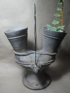 須恵器　花瓶　２２０８２７ 須恵器花瓶220827