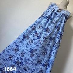 浴衣リメイクワンピース1544 浴衣反物 ゆったりワンピース 超ロング丈 浴衣リメイクワンピース1664 浴衣反物 ゆったりワンピース