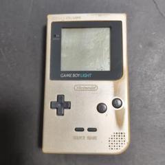 ジャンク品 ゲームボーイライト ゴールド