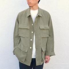 auralee linen　ジャケット　オーラリー AURALEE】 LINEN SILK TWEED BLOUSON /TROPICAL WOOL KID MOHAIR