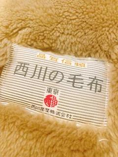 ②番東京西川毛布 FBB 2050879 日本製 140cm×200cm寝具