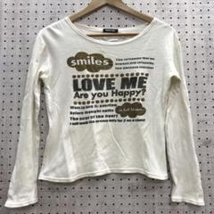 Y2K ギャル CRAZY GIRL 英字 グリッター プリント 長袖 Tシャツ