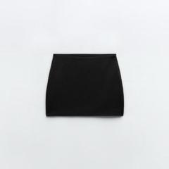 完売品 zara スキューバエフェクトミニスカートのサムネイル