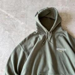 【グッドフェード、企業系】amazon刺繍ロゴパーカー古着90sかぶり菅田将暉