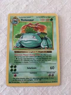 英語版初期　ポケモンカード　Venusaur shadowless holo