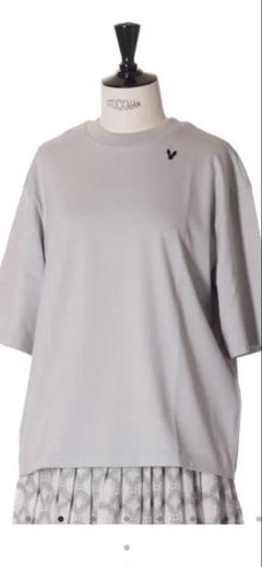 mina perhonen 半袖　カットソー　未使用 mina perhonen 2024SS》twin flower 半袖カットソー / white