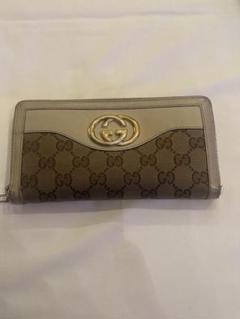 Gucci GGパターン 長財布 ベージュ - メルカリ