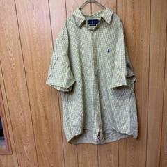 TT42【US輸入】ラルフローレン　半袖シャツ【メンズXXL】チェック