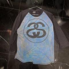 00s OLD STUSSY ロンT ラグラン　SSリンクロゴ　ダイタイ