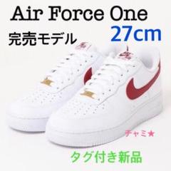 新品タグ付きナイキエアフォース1チームレッドairforce1 team red