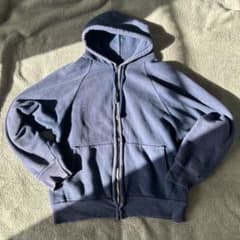 70's 短丈ジップパーカー ナス紺 ヴィンテージ m86344530274_1.jpg?1730332321