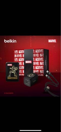 【3点セット】ベルキン マーベル ギフトボックス BUE007yzBGDY ヒーローとともに冒険に出かけよう！「Belkin」マーベル限定