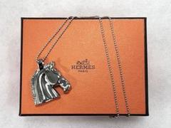 HERMES エルメス 馬 ネックレス ペンダント ホース シルバー