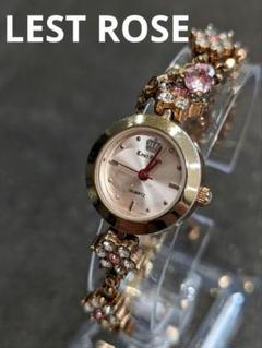L'EST ROSE 花モチーフ 時計＆コサージュ＆イヤリングセット未
