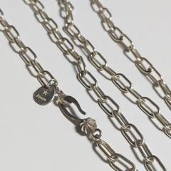 【美品】メキシカン調DNAウォレットチェーンネックレス パールビーズナバホ古着 美品】メキシカン調黒銀DNAウォレットチェーンネックレス パール