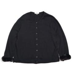 Vintage VALENTINO バレンティノ 袖ミンクファー カーディガン